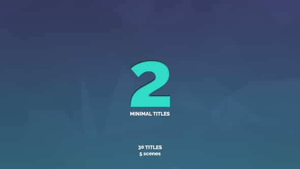 Minimal Titles 2 | Corporate - VideoHive 17048195