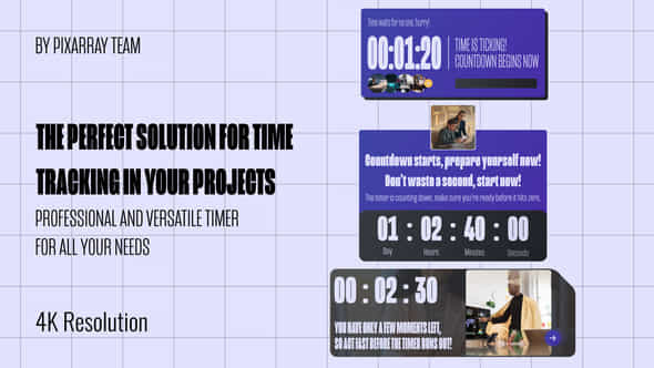 Minimalist Countdown Timer Pro - VideoHive 56490100