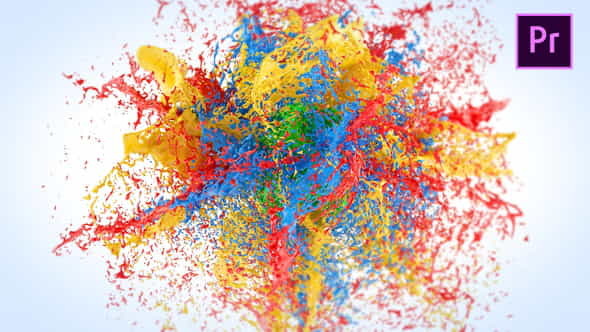 Exploding Paint Logo Reveal - - VideoHive 31303047