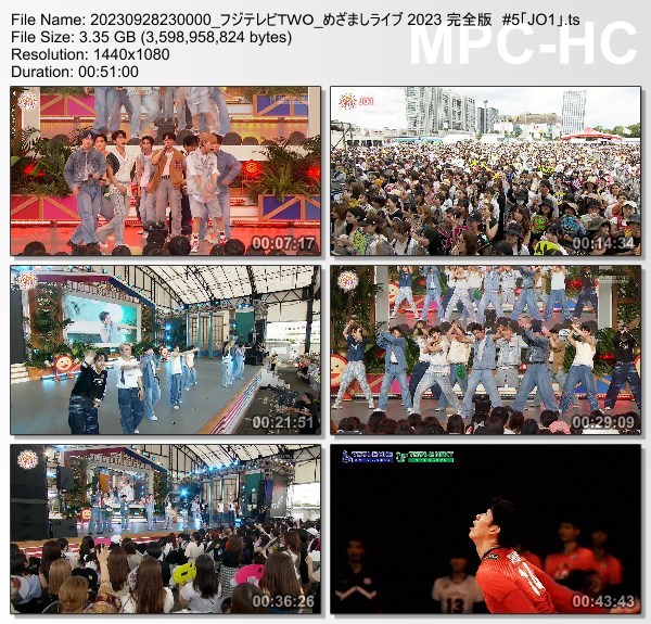 [TV-Variety] JO1 – めざましライブ 2023 完全版 #5 (FujiTV TWO 2023.09.28)