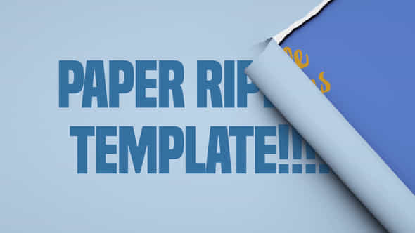 Paper Rip Titles - VideoHive 22912569