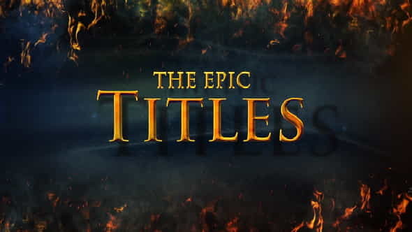 The Epic Titles - VideoHive 14674022