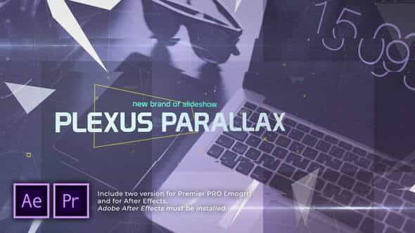 Plexus Parallax Slideshow | Opener - VideoHive 31083394