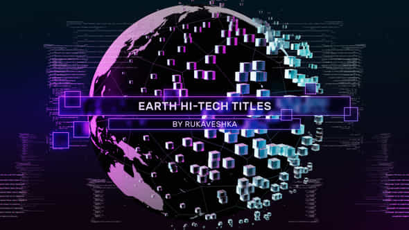 Earth Hi-Tech Titles - VideoHive 44354081