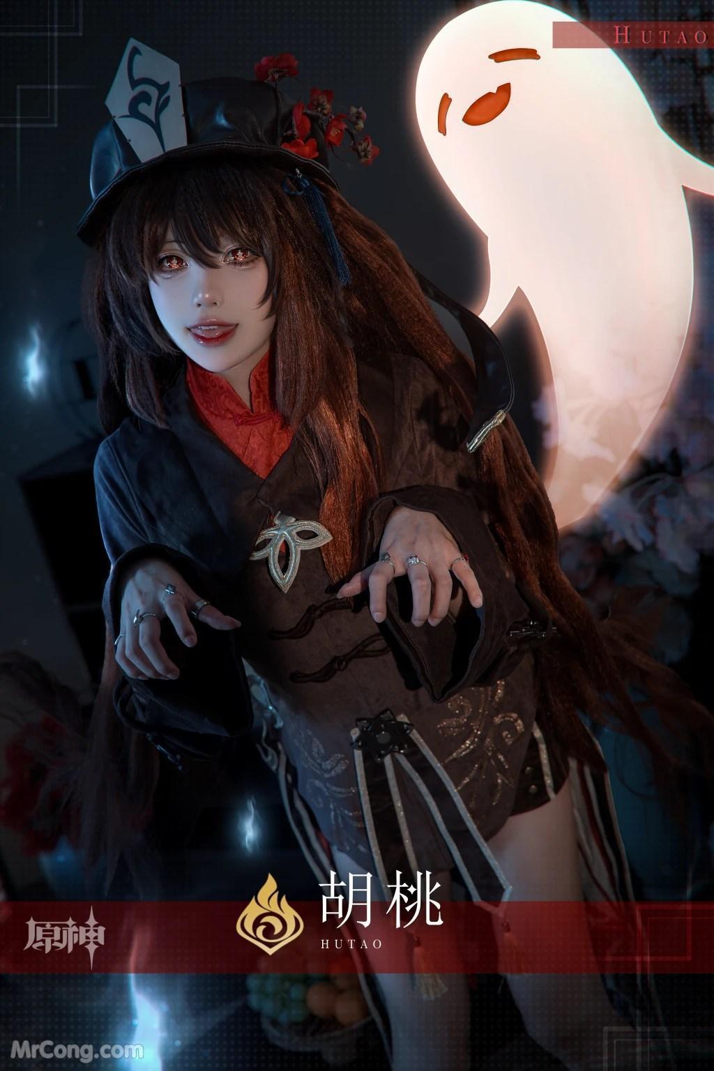 Coser@黏黏团子兔: 往生堂堂主胡桃&ミチノチモシーキミノキモチ (66 photos )(1)