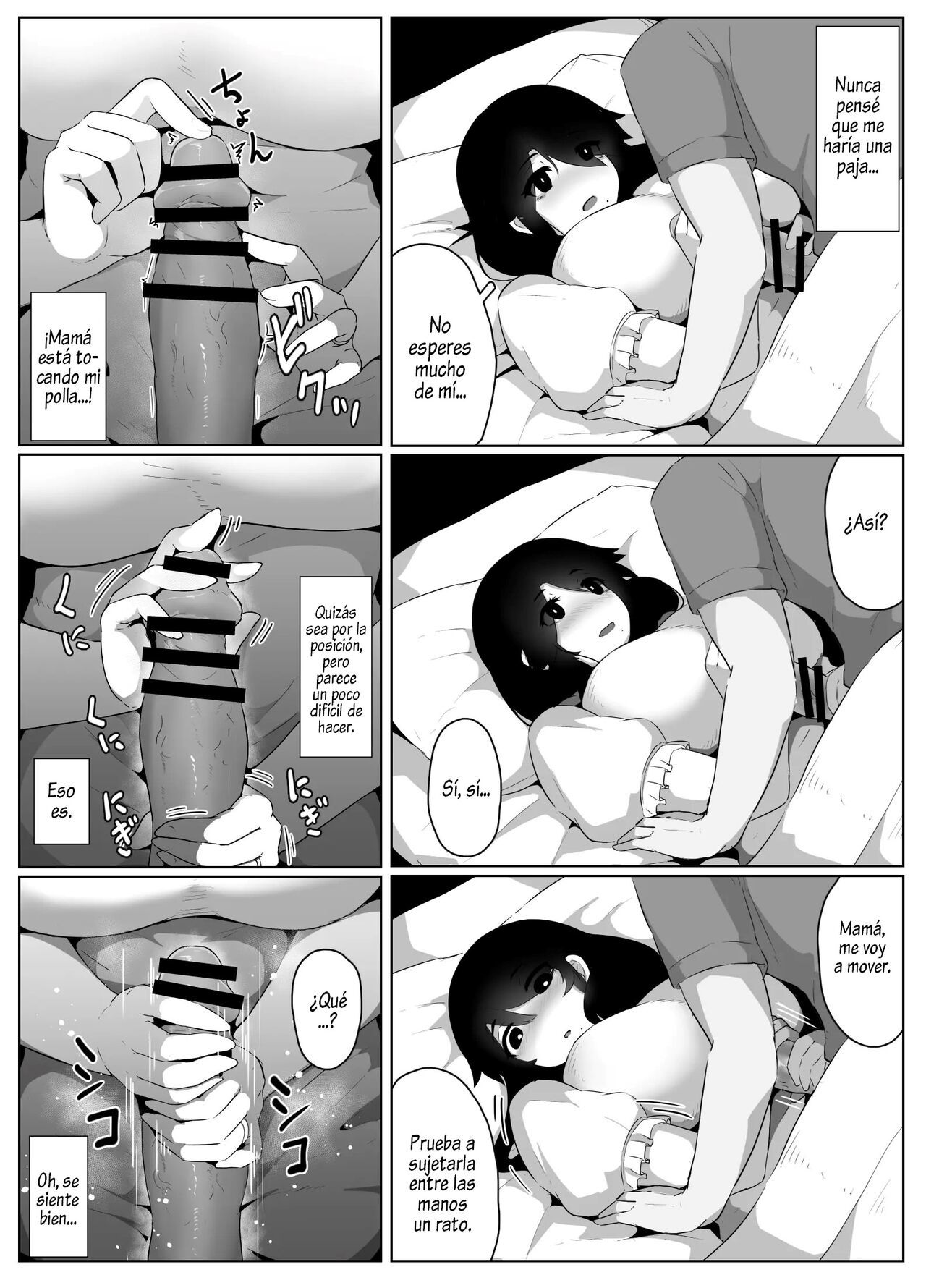 [hahayamoya (moya)] Oyasumi, Okaa-san I  Good Night, Mom I [Spanish]  [Al Chile no Sé Scan]