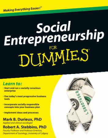 Social Entrepreneurship For Dummies