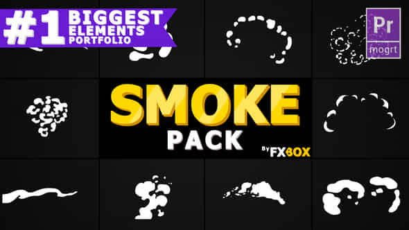 Cartoon Smoke Elements - VideoHive 22687650