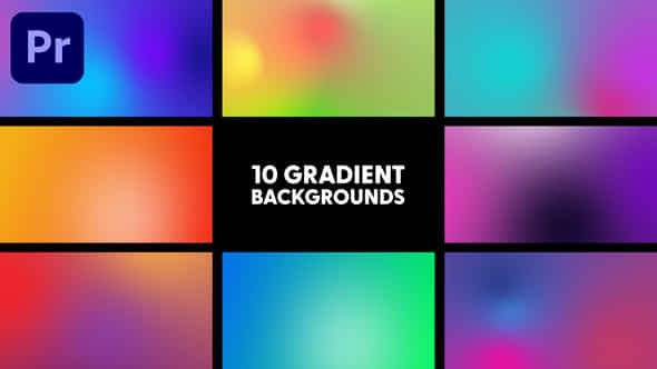 Gradient Backgrounds - VideoHive 41998492