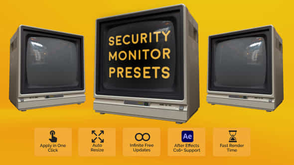 Security Monitor Presets - VideoHive 50954931