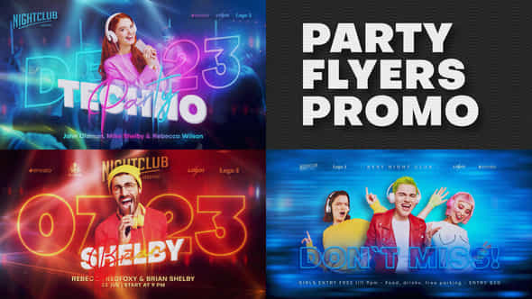 Party Flyers Promo - VideoHive 49718800
