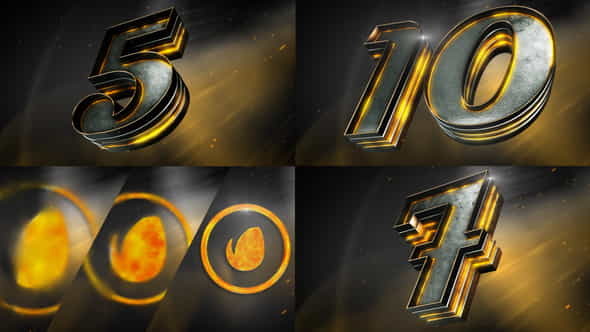 Epic Countdown 3D Opener - VideoHive 21781735