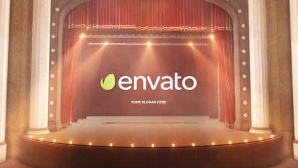 Theatre Curtain Logo | Miscellaneous - VideoHive 13079433