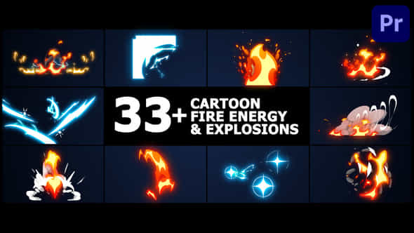Cartoon Fire Energy - VideoHive 38264631