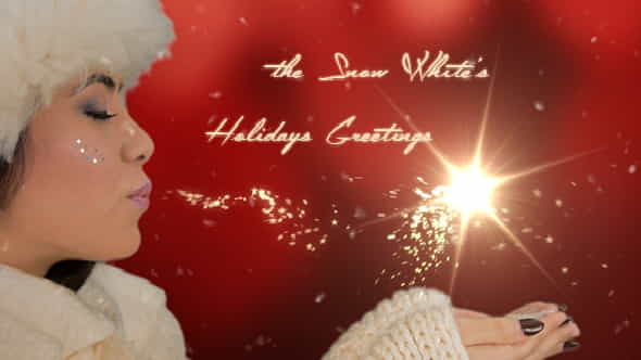 The Snow Whites Holidays Greetings - VideoHive 13993628