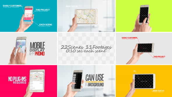 Mobile Display For App Promo - VideoHive 11474613