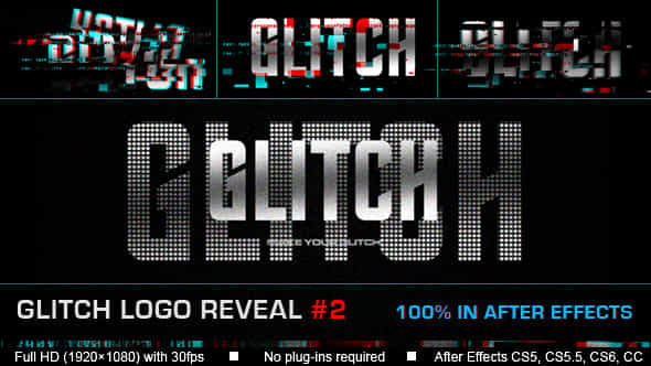 Glitch Logo Reveal 2 - VideoHive 17527988