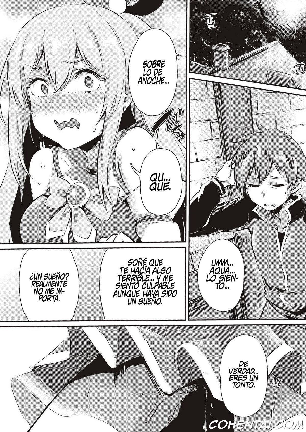 Yume de Aimashou, Megami-sama (Kono Subarashii Sekai ni Syukufuku o!) xxx comics manga porno doujin hentai español sexo Aqua Kazuma Satou Kono Subarashii Sekai ni Syukufuku o!