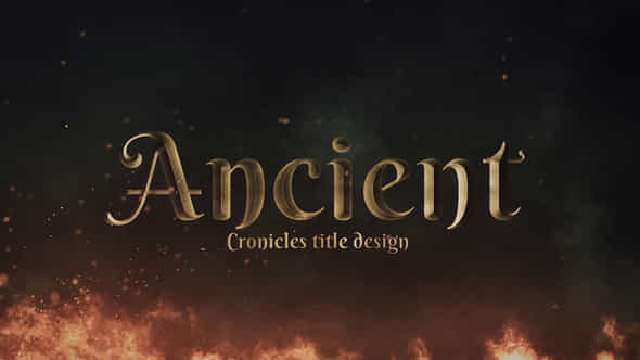 Chronicles Title Design - VideoHive 46624053