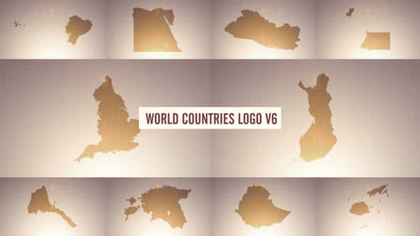 World Countries Logo - VideoHive 38958031