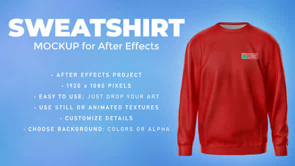 Sweatshirt Mockup Template - VideoHive 35152516