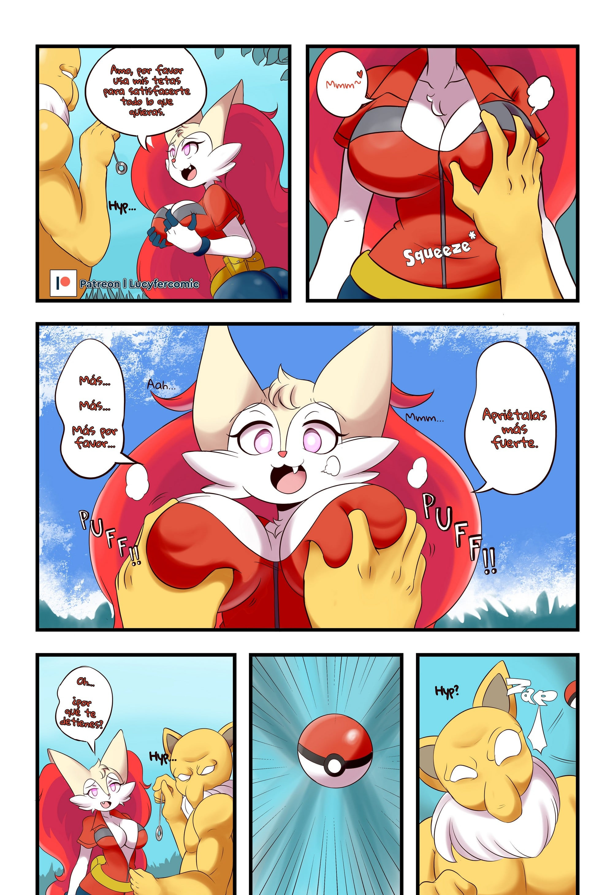 [Lucyfer-comic] Trainer Braixen - 2