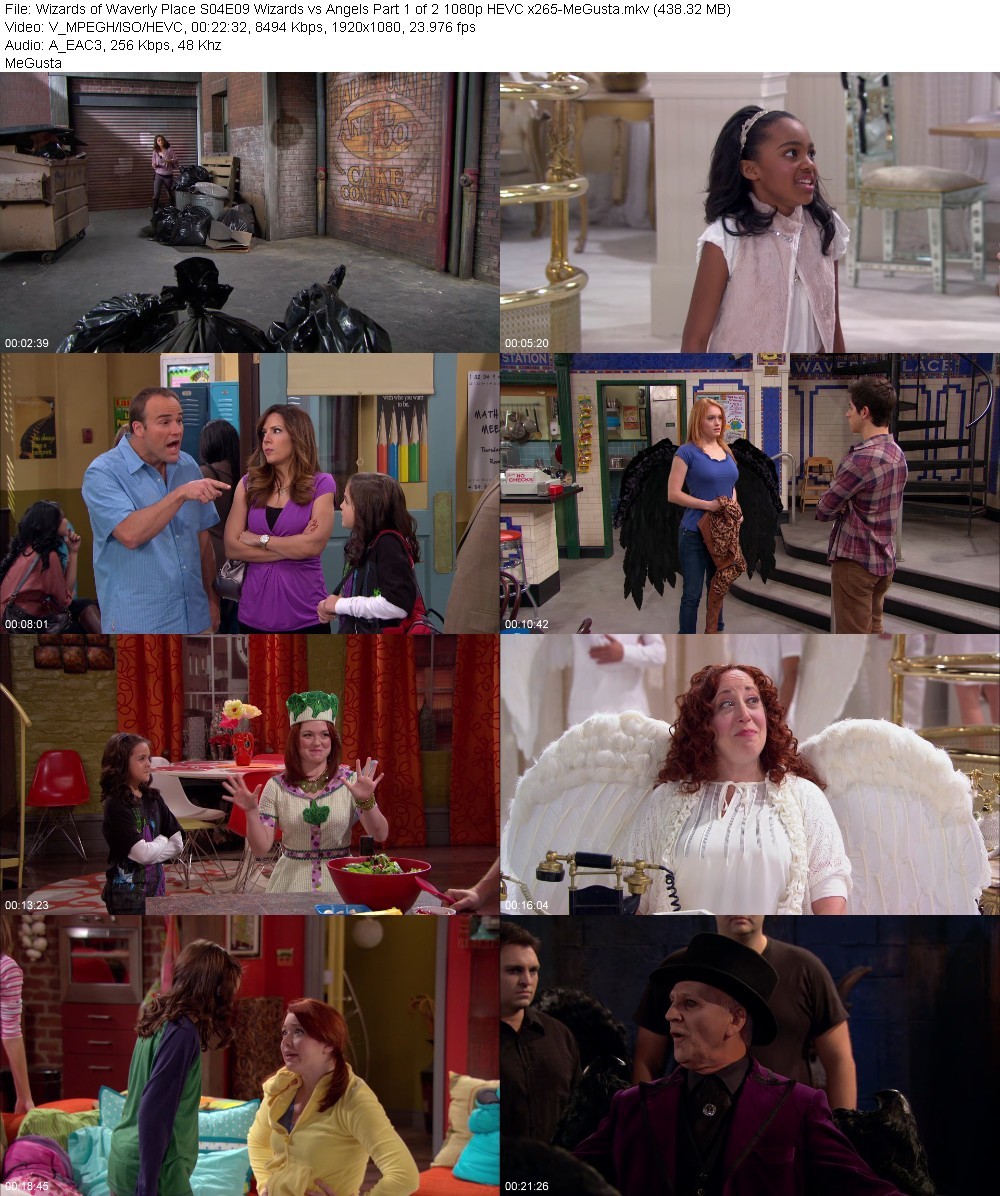 Wizards of Waverly Place S04E09 Wizards vs Angels Part 1 of 2 1080p HEVC x265-MeGusta