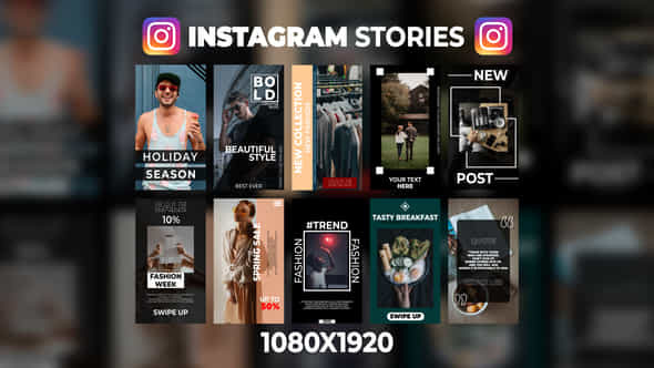Instagram Stories Premiere Pro Mogrt - VideoHive 49142349