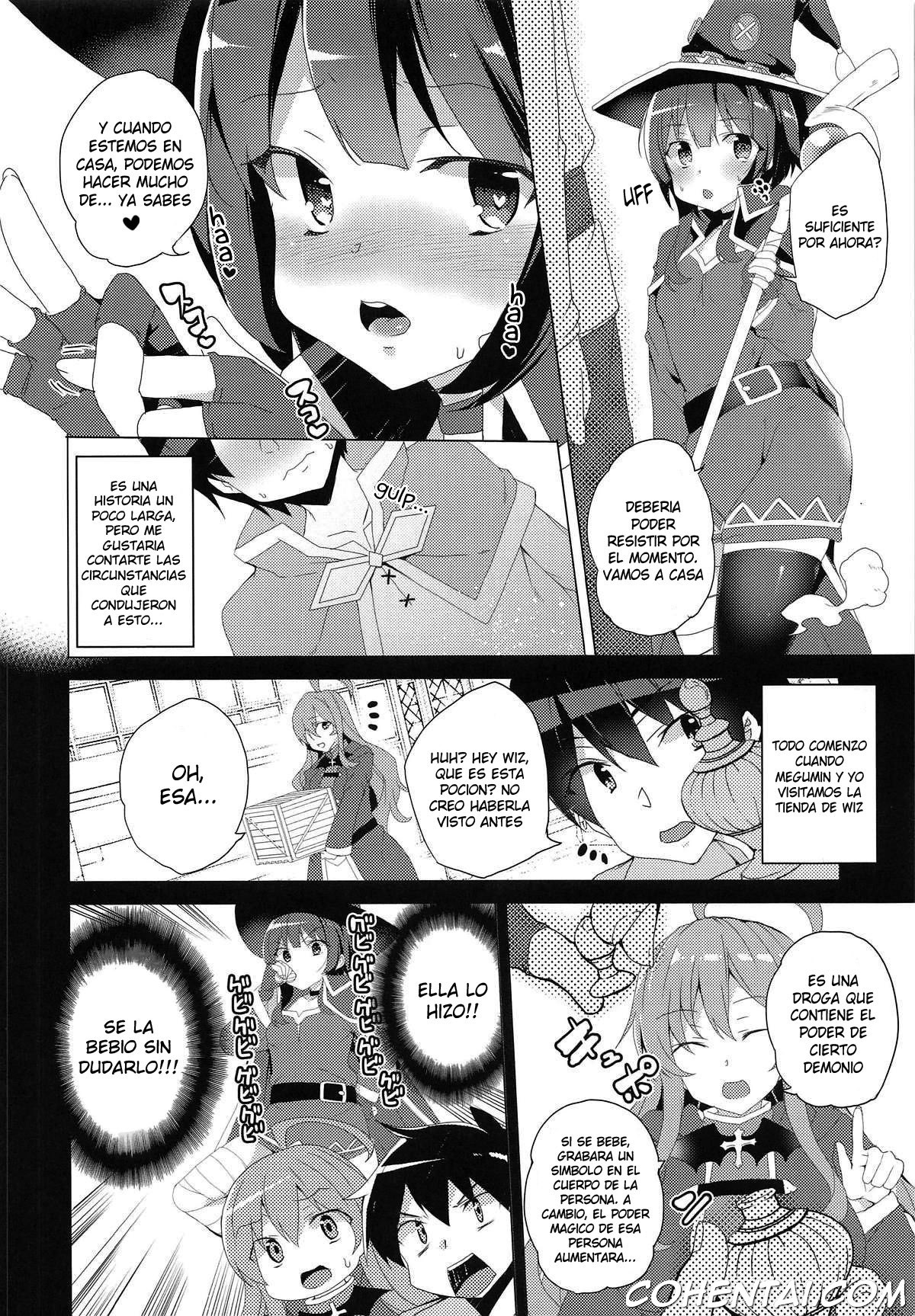 Inmon Megumin (Kono Subarashii Sekai ni Syukufuku o!) xxx comics manga porno doujin hentai español sexo 