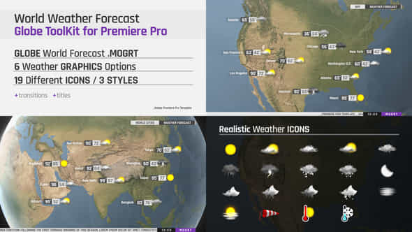 World Weather Forecast - VideoHive 40648606