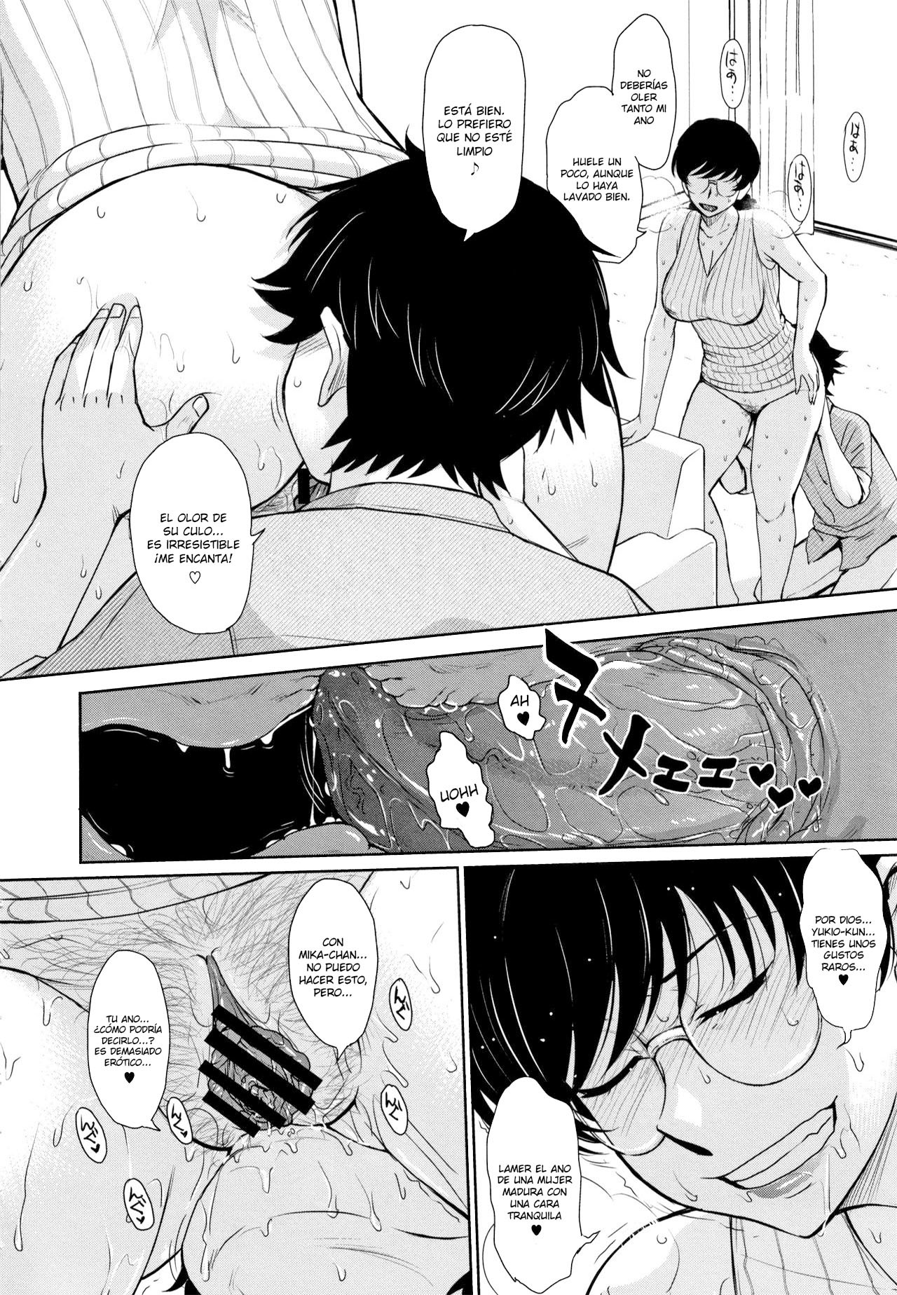 [Tsukino Jyogi] Hitozuma, Mitsu to Niku [Spanish] [Lozlauro]