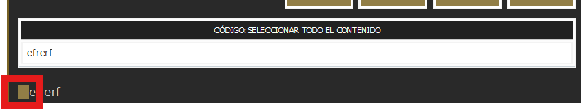 Modificar el Javascript "Seleccionar todo el contenido" que copia el texto dentro de [code] para que deje de añadir espacio en blanco al pegar el texto T8wCPoY5_o