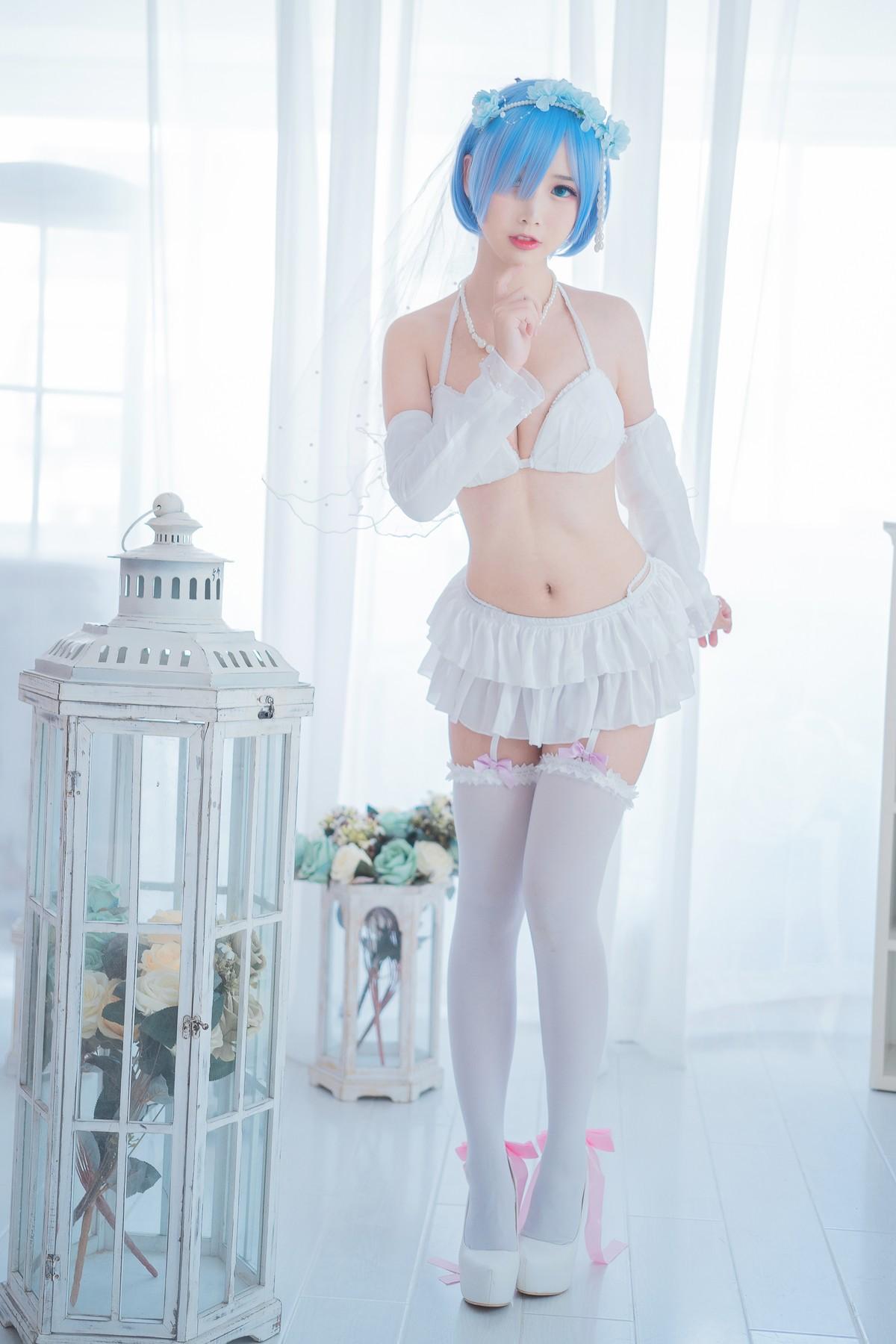 Cosplay 面饼仙儿 花嫁蕾姆(20)