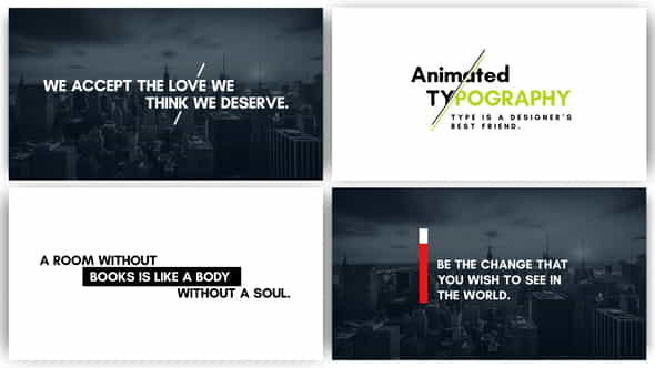 Typography - Dynamic Minimalism - VideoHive 31458956