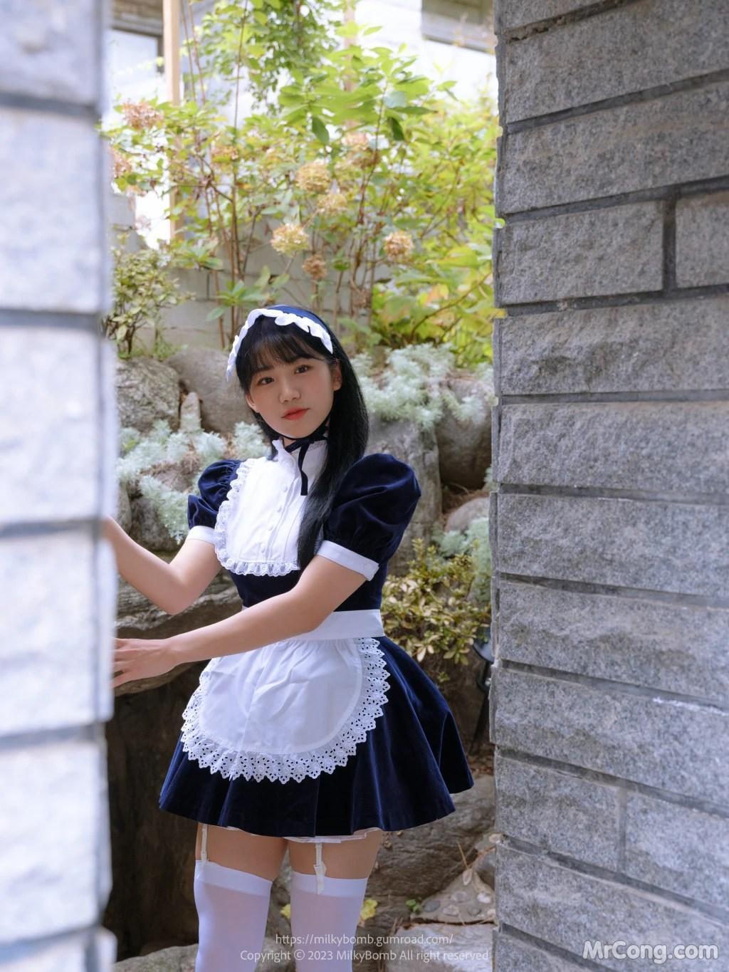[MilkyBomb] Yui: Vol.3 Maid (291 photos )(78)