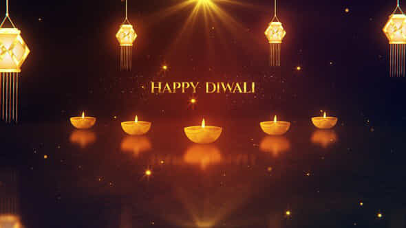 Happy Diwali Logo - VideoHive 40060107
