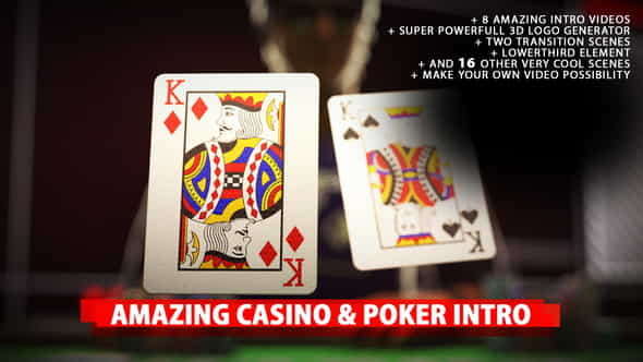 Amazing Poker Intro - VideoHive 20453990
