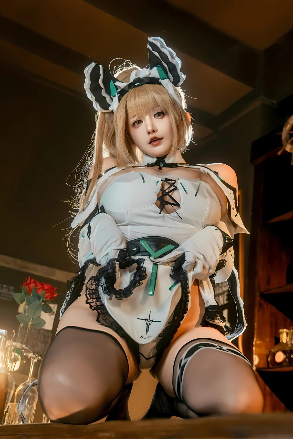 Cosplay 虎牙古阿扎 – 交错战线 布尔特根(24)