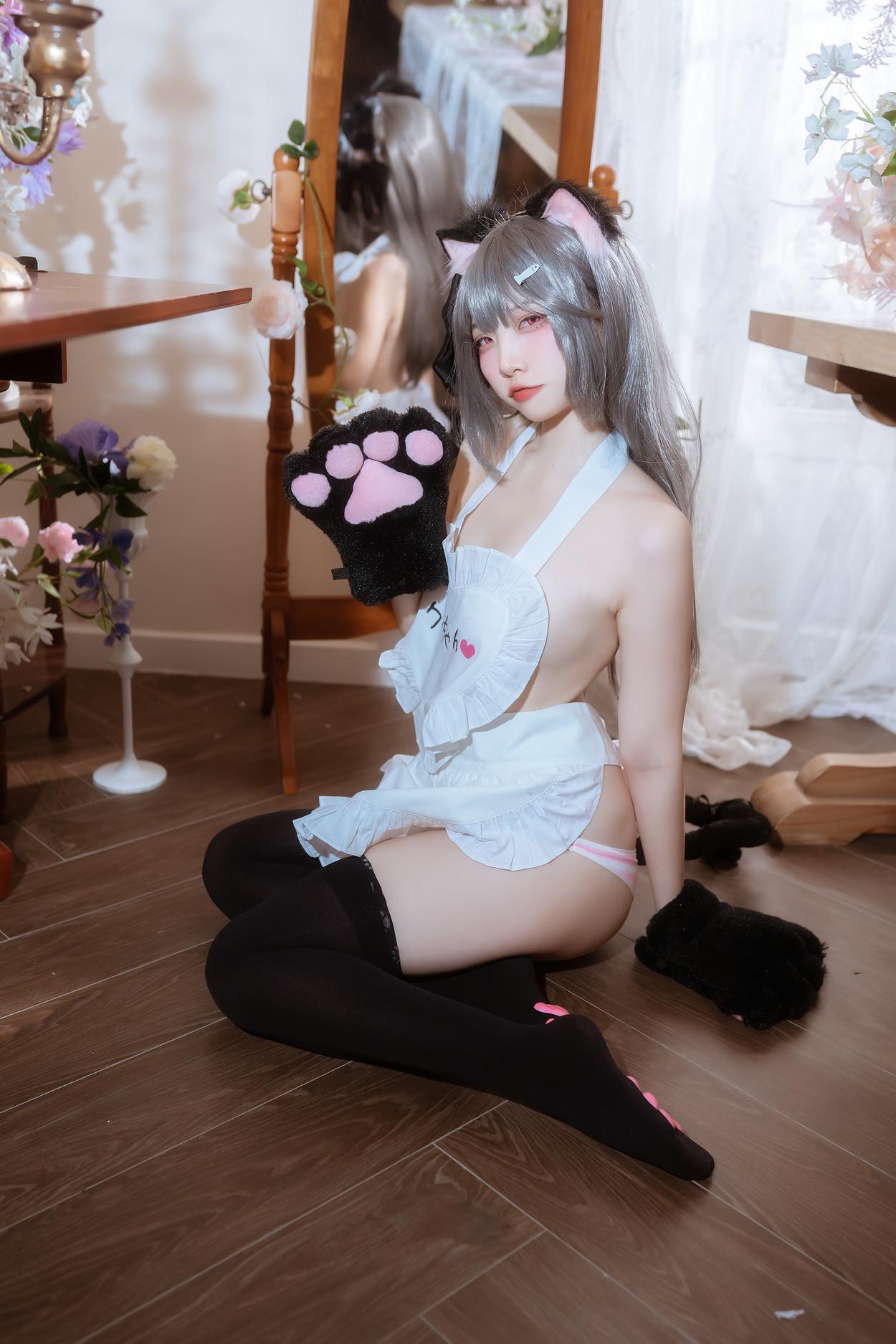 Cosplay 二佐Nisa 碧蓝水星纪念围裙(7)