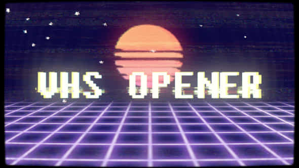 Retrowave Opener - VideoHive 37970632