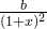 \frac{b}{(1+x)^{2}}