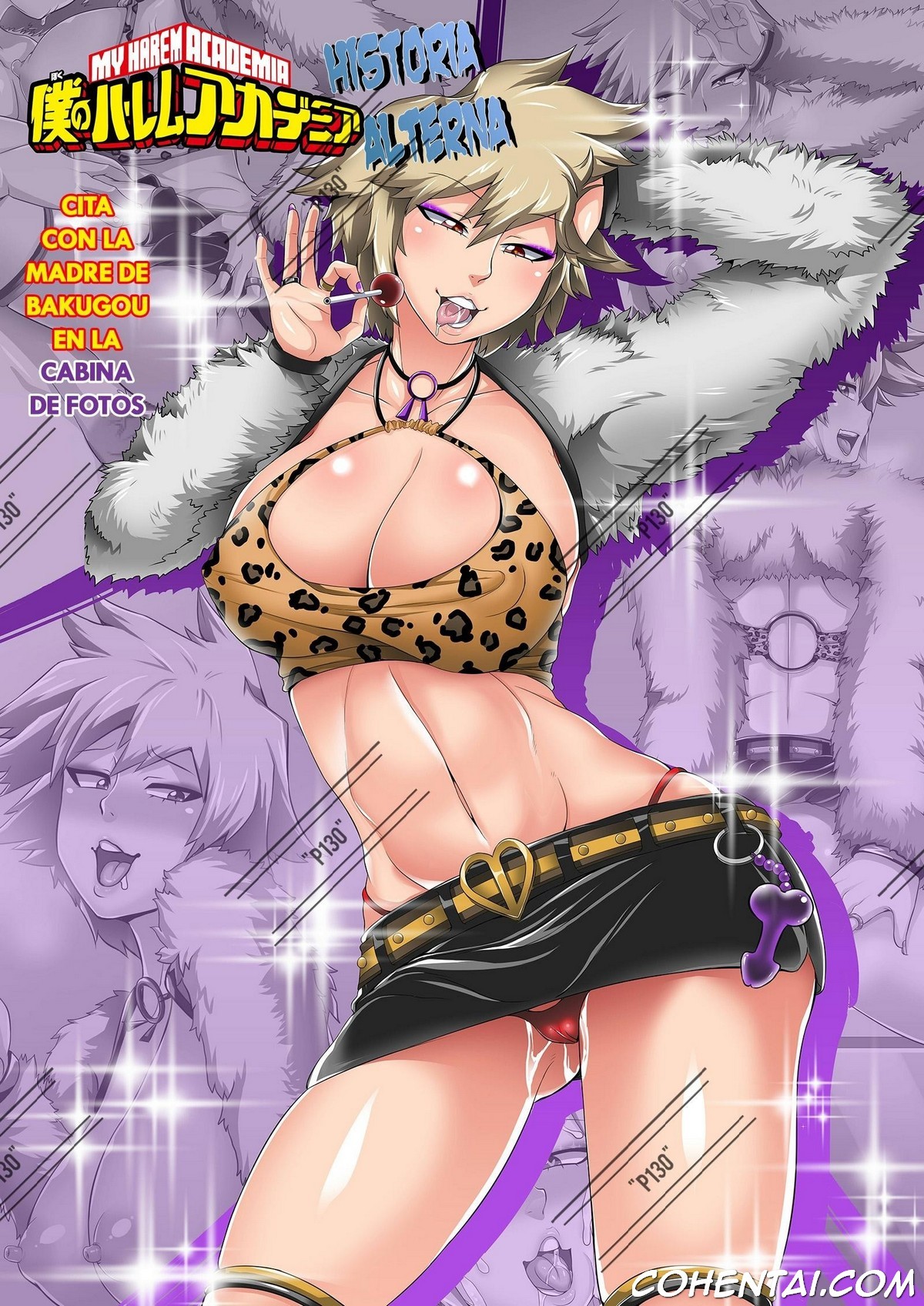 Boku no Harem Academia Gaiden: “Bakugou Mama to Purikura Date!!” (Boku no Hero Academia) xxx comics manga porno doujin hentai español sexo 