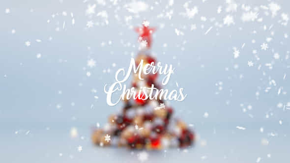 Simple Christmas Greeting - VideoHive 35234906
