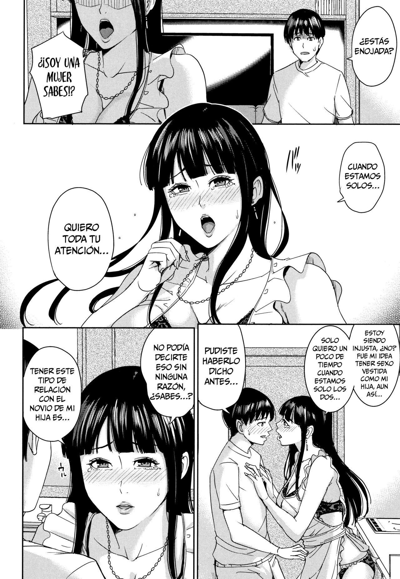[Maimu Maimu] Kanojo no Mama to Deaikei de...  [Spanish] [Vanilla Sweet Scans]