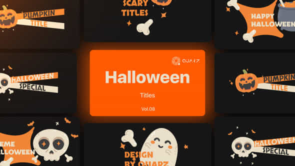 Halloween Titles Vol. - VideoHive 48369834