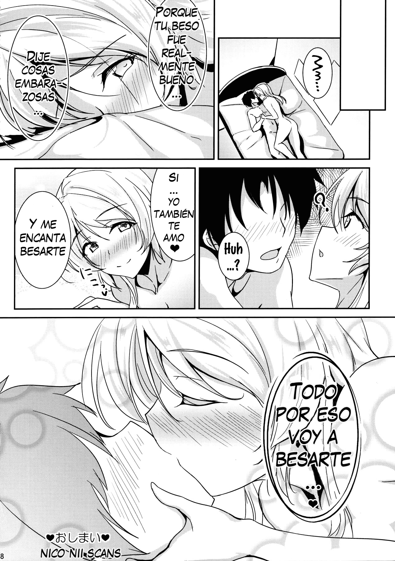 (C90) [Nuno no Ie (Moonlight)] kiss me ellie (Love Live!) [Spanish] [Nico Nii Scans]