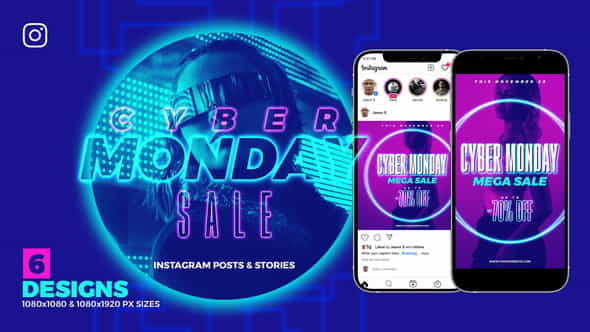 Cyber Monday Instagram Sale V74 - VideoHive 34509869