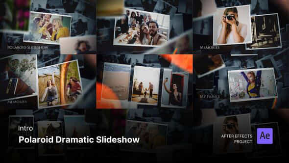 Introopening Polaroid Dramatic Slideshow After Effects Project Files - VideoHive 56567340