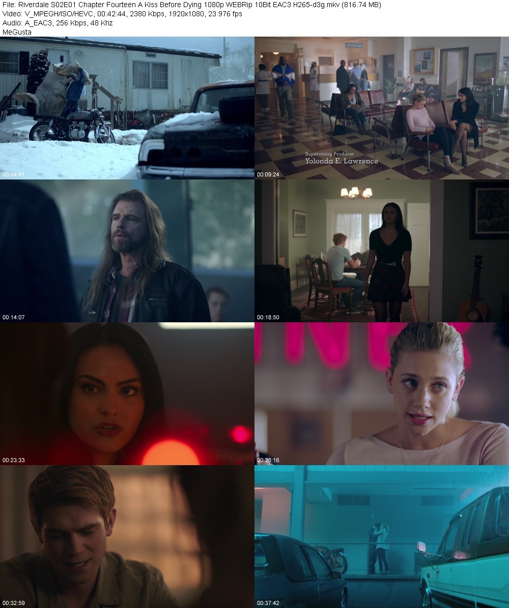 Riverdale S02E01 Chapter Fourteen A Kiss Before Dying 1080p WEBRip 10Bit EAC3 H265-d3g