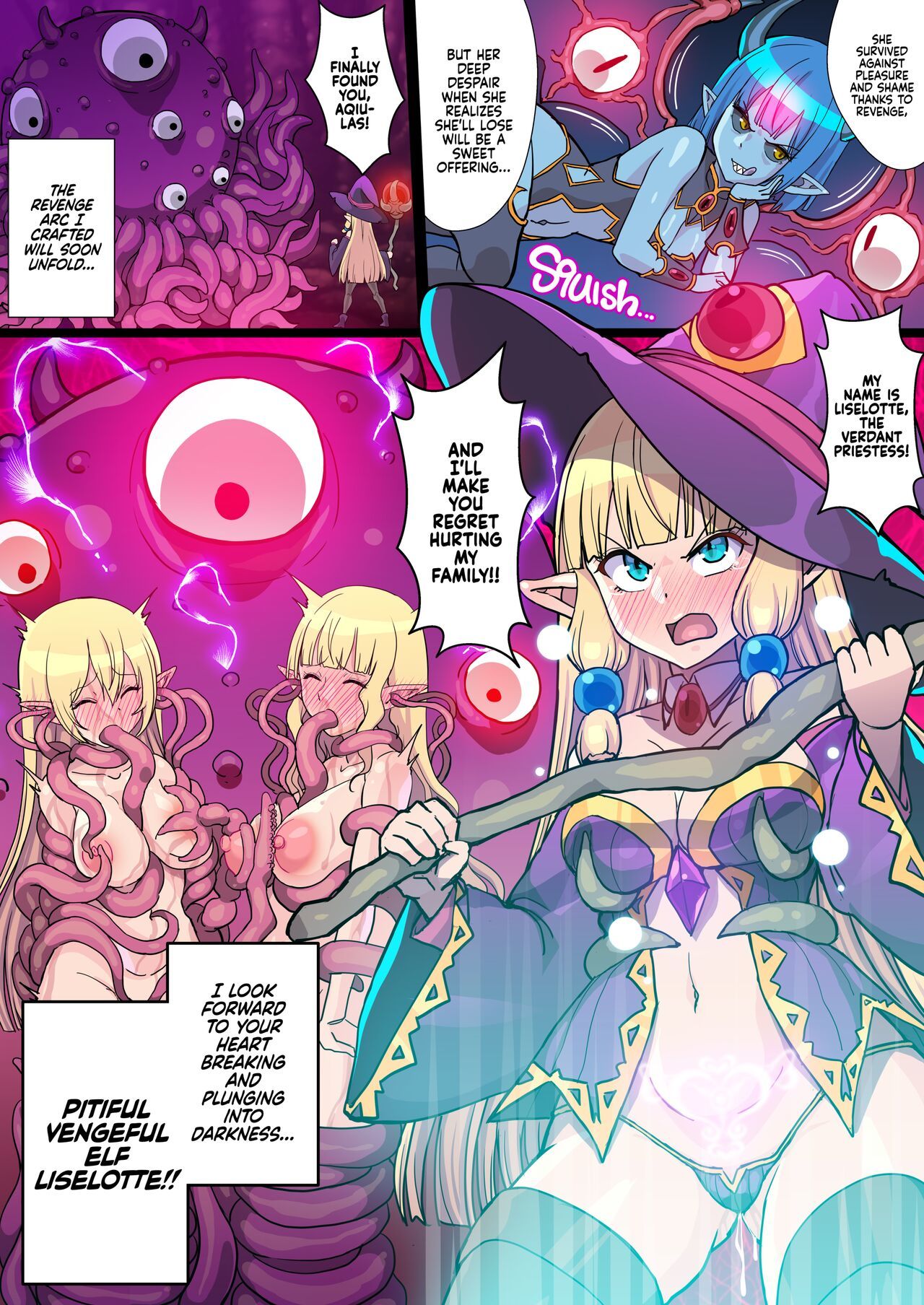 [Kleitos (Ryunosuke)] Fukushuu no Elf Lieselotte Zero IV ~Inma Zecchou Kinshi Choukyou de Sundome Monzetsu Les Rape!~  Vengeful Elf Liselotte Zero 4 [English] {2d-market.com} [Decensored] [Digital]